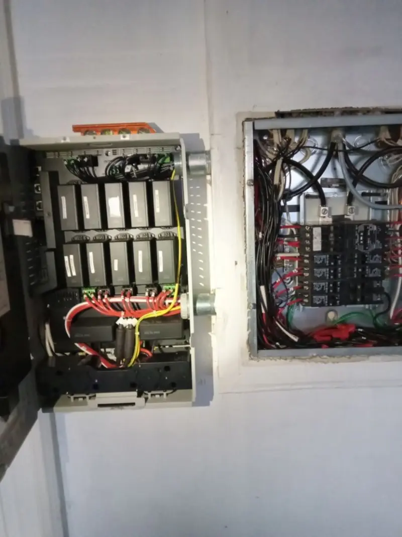 Electrical panel upgrade completed for Security Camera Wiring in Brawley